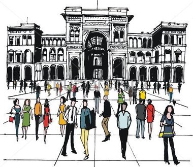 vector-illustration-of-people-in-city-square-milan-italy_141638251